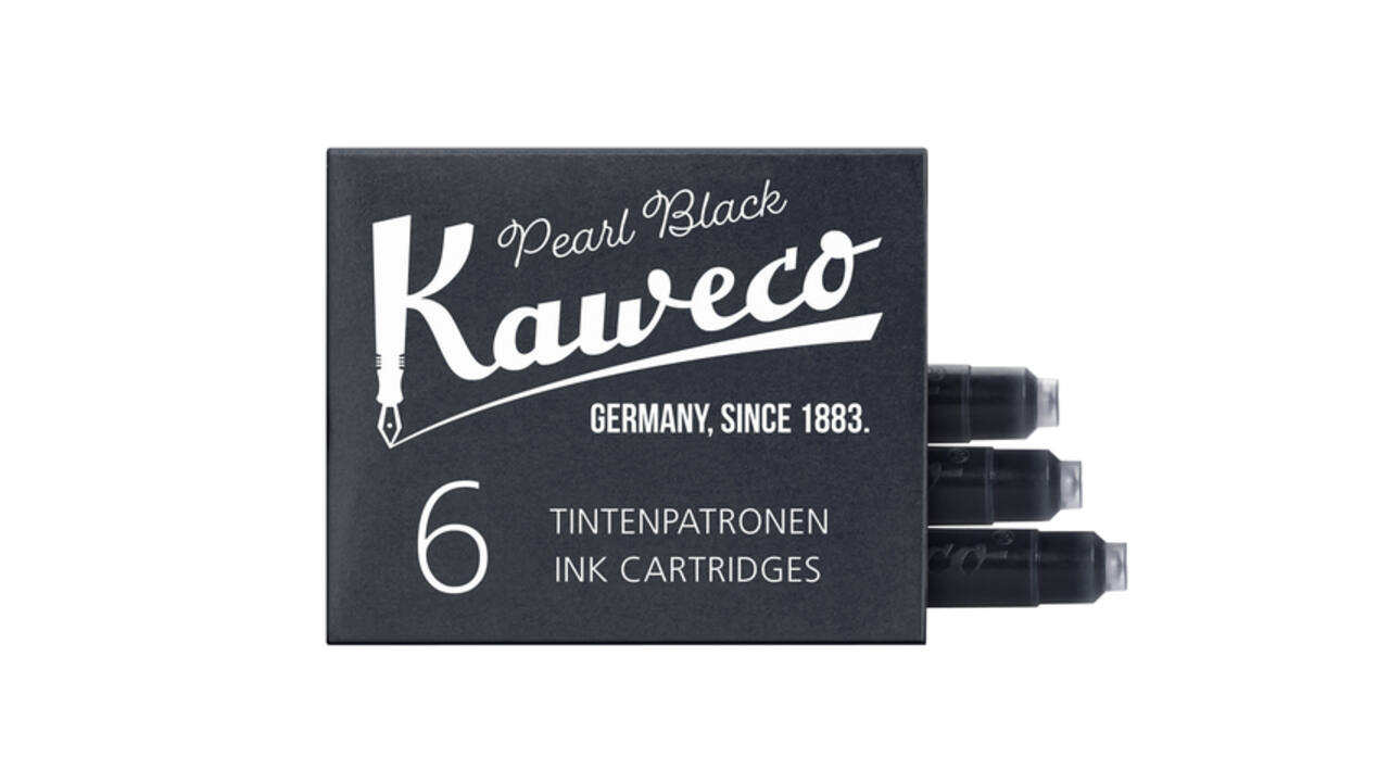 Inktpatroon Kaweco zwart doosje à 6 stuks