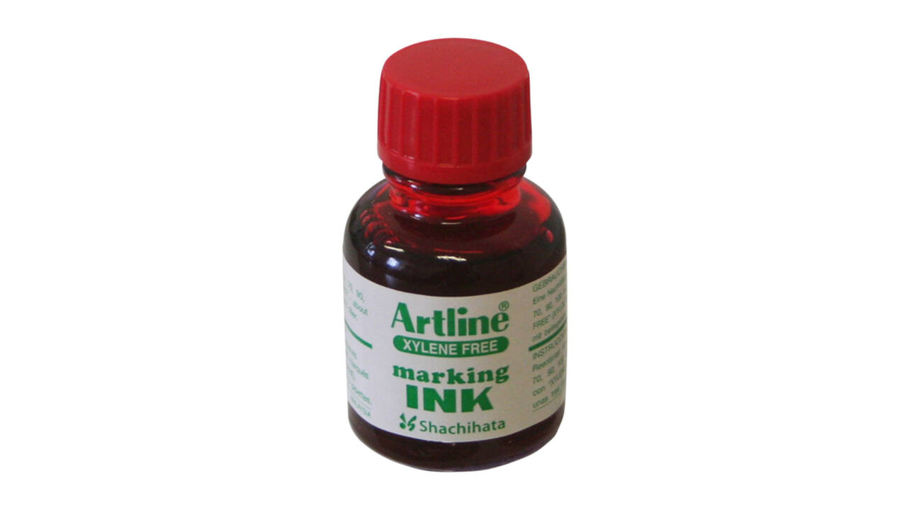 Viltstiftinkt Artline rood
