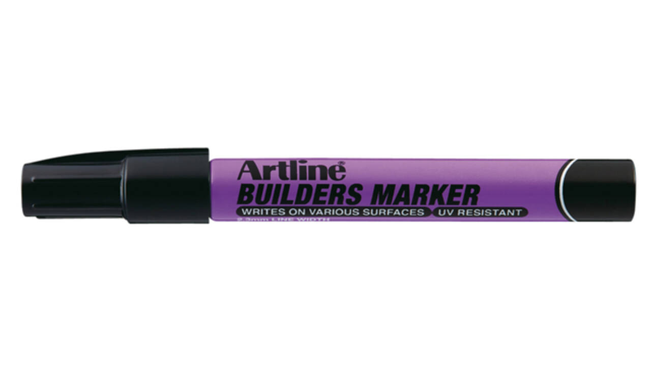 Viltstift Artline Professional builders zwart
