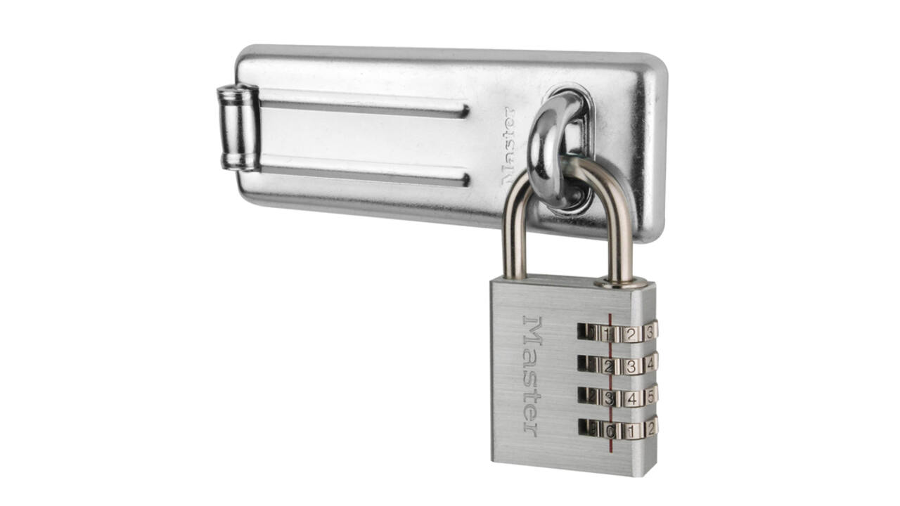 Hangslot MasterLock overval + aluminium 40mm