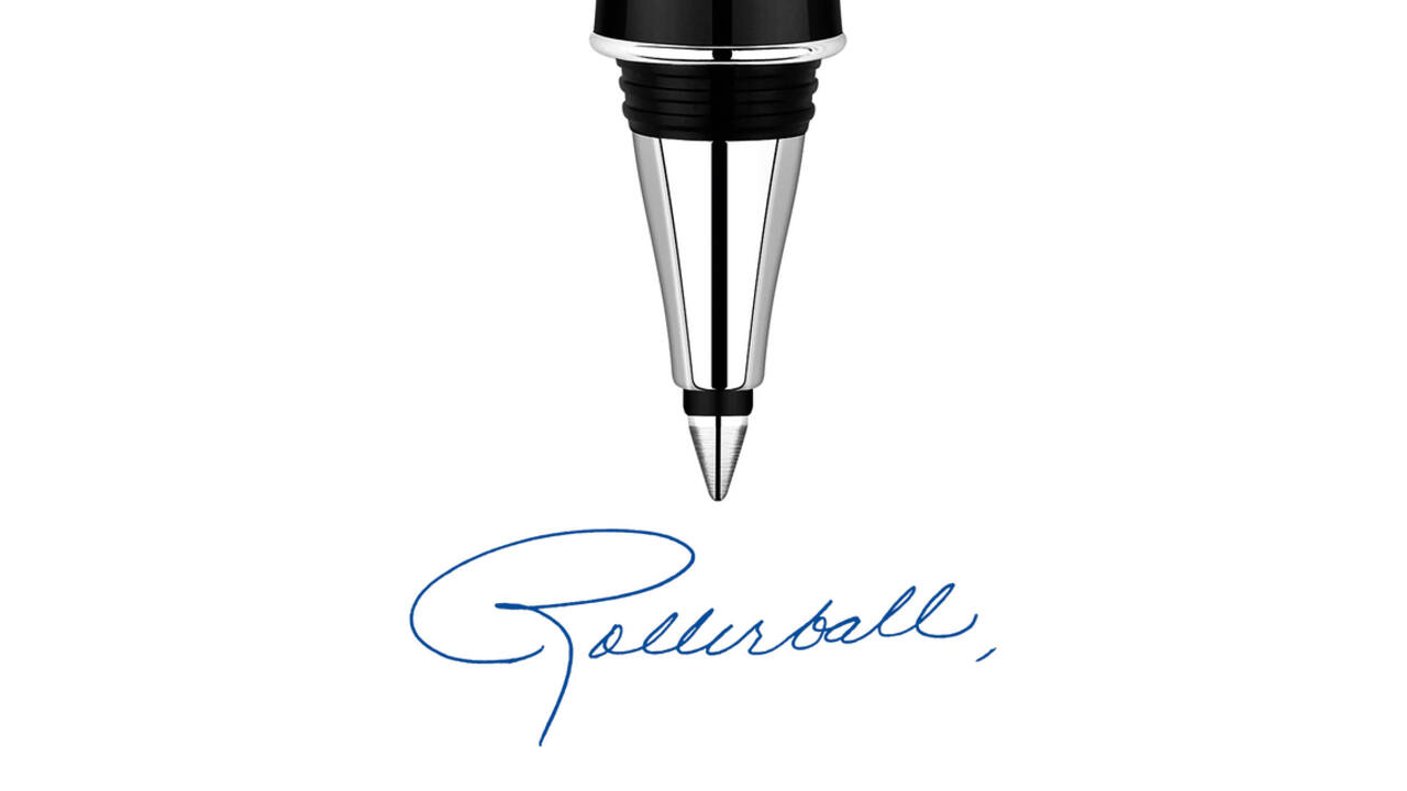 Rollerpenvulling Parker Quink medium blauw blister à 2 stuks