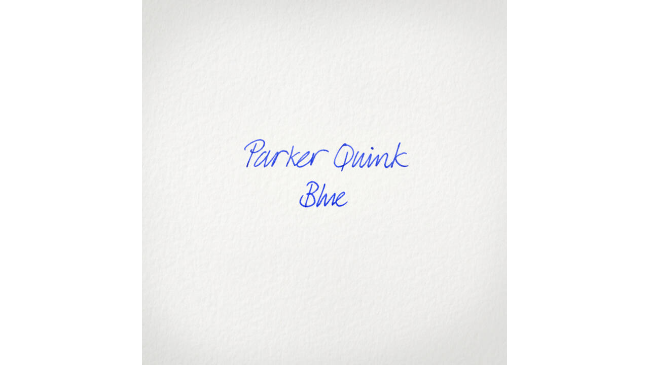 Rollerpenvulling Parker Quink medium blauw blister à 2 stuks