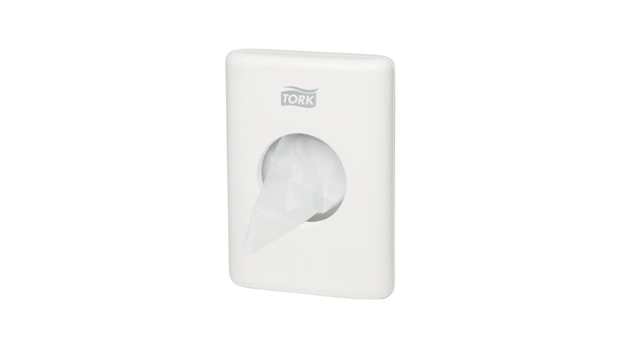 Damesverbandzakdispenser Tork Elevation wit 566000