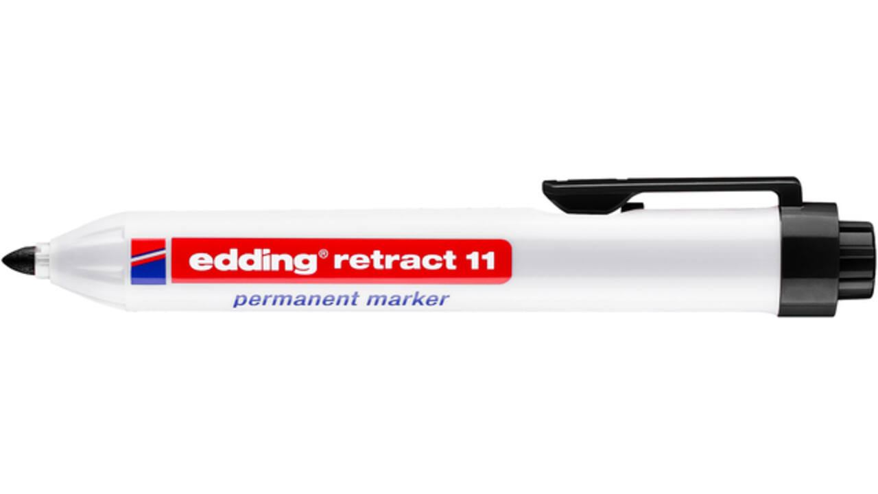 Viltstift edding 11 rond drukknop rond 1.5-3mmzwart