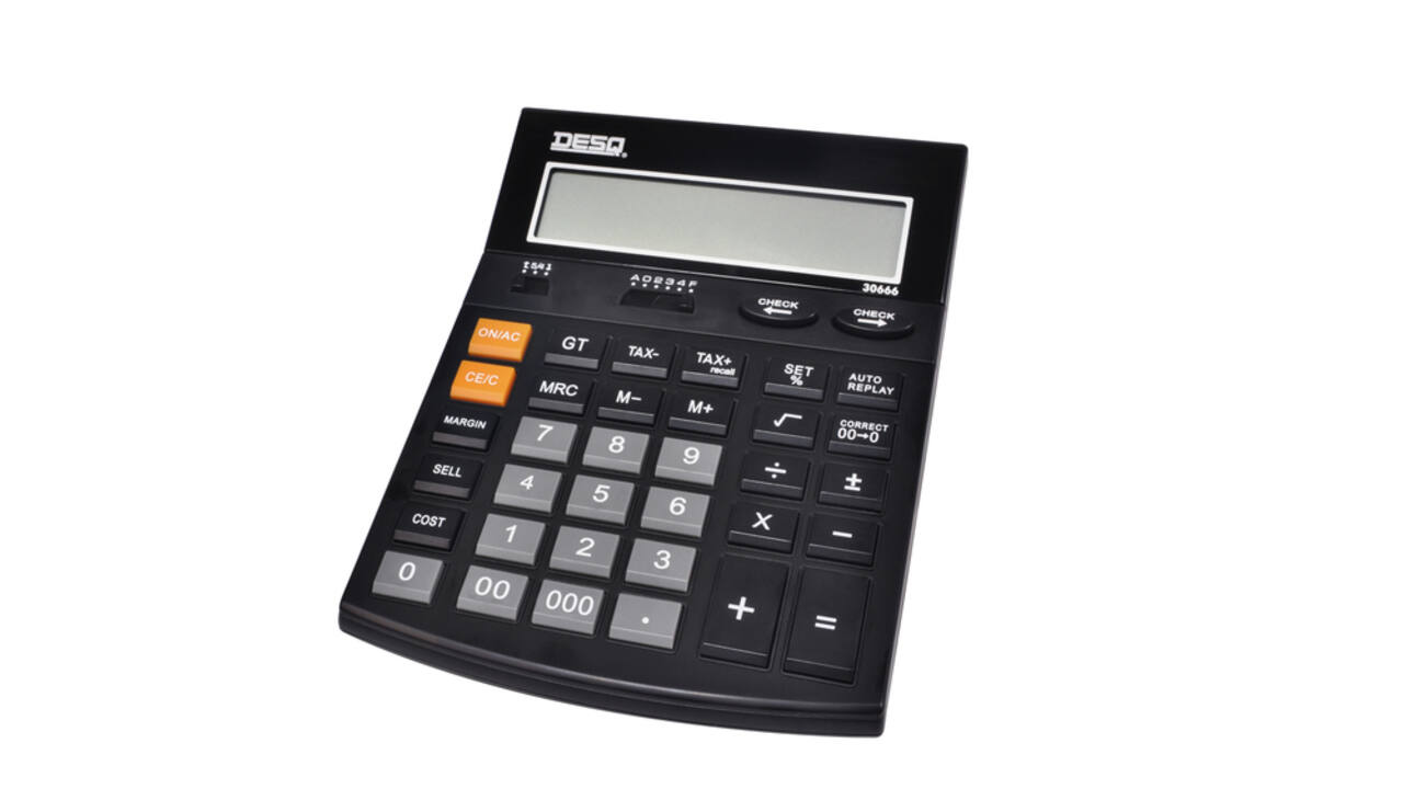 Rekenmachine Desq X-Large Check&Correct