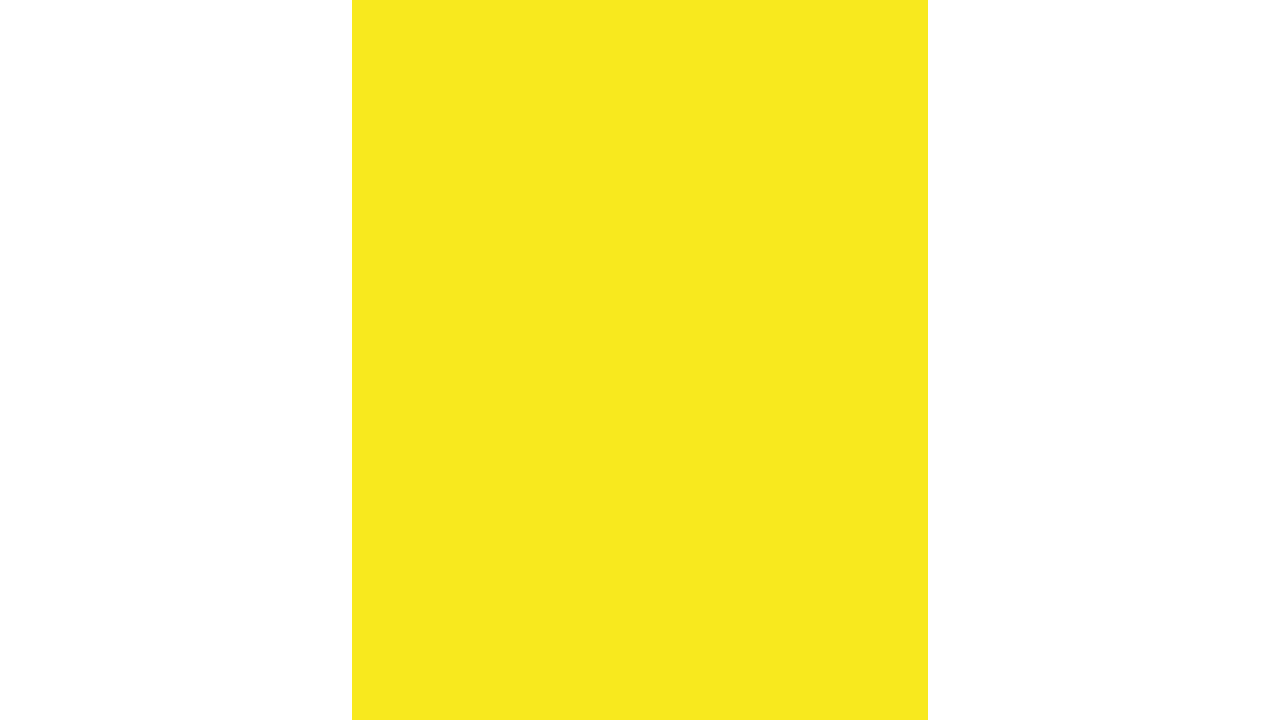 Etalagekarton Folia 1-zijdig 48x68cm 380gr nr125 geel