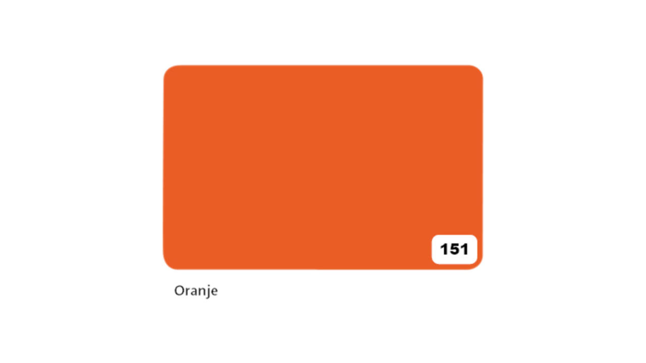 Etalagekarton Folia 1-zijdig 48x68cm 380gr nr151 oranje