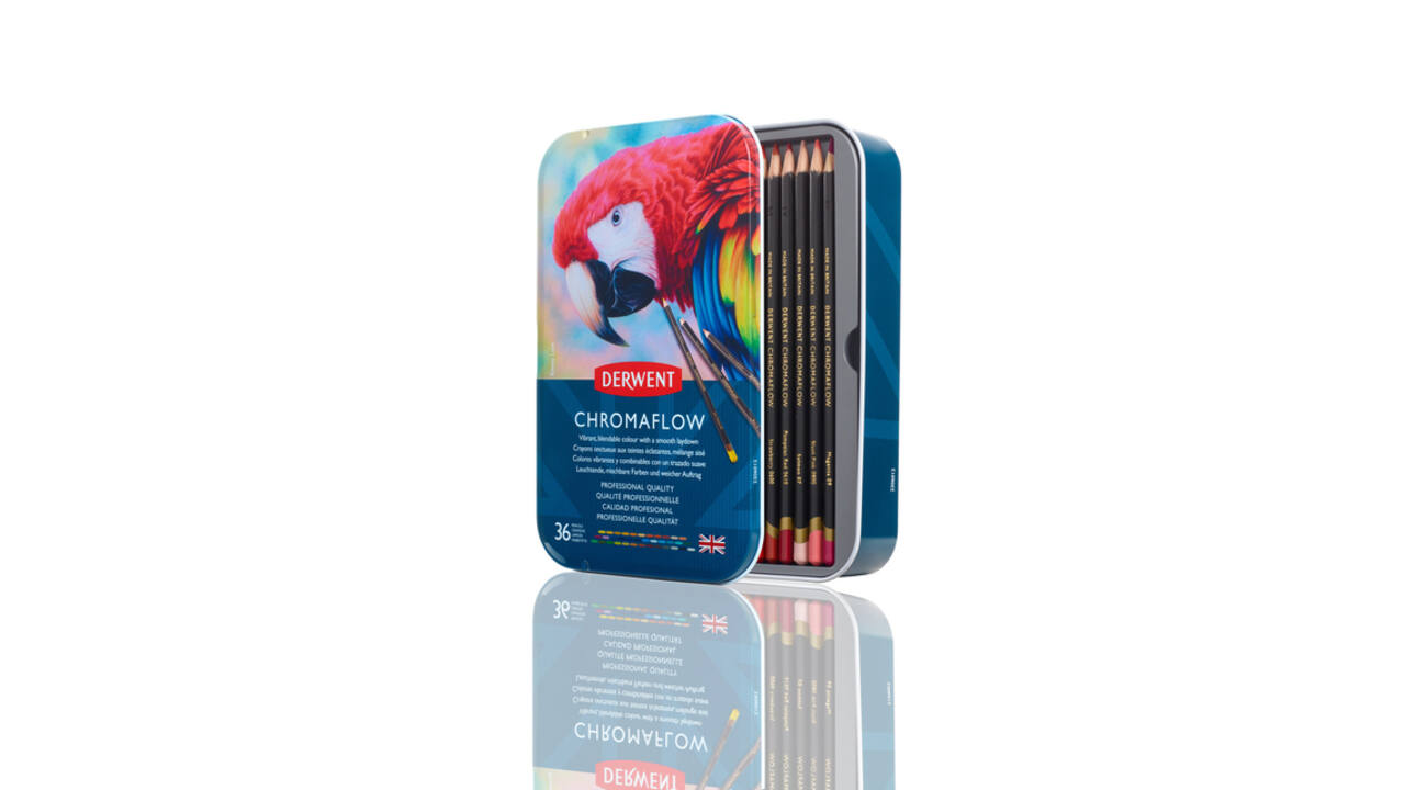 Kleurpotloden Derwent Chromaflow set à 36 kleuren