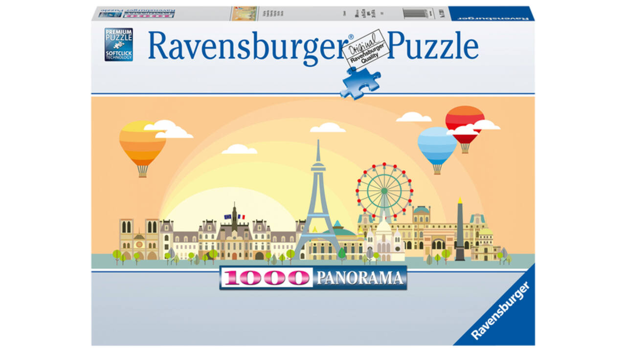 Puzzel Ravensburger Een dag in Parijs 1000 stukjes