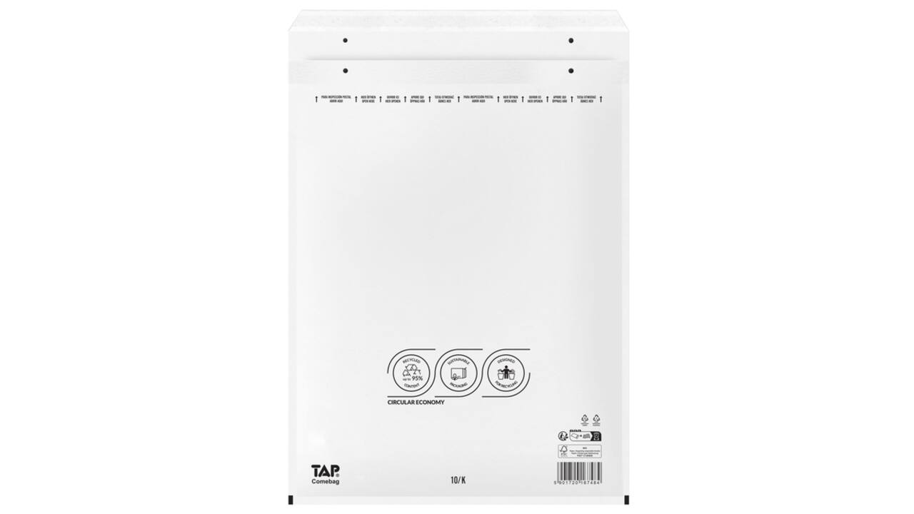Envelop TAP Comebag luchtkussen nr 20 370x480mm 100 stuks