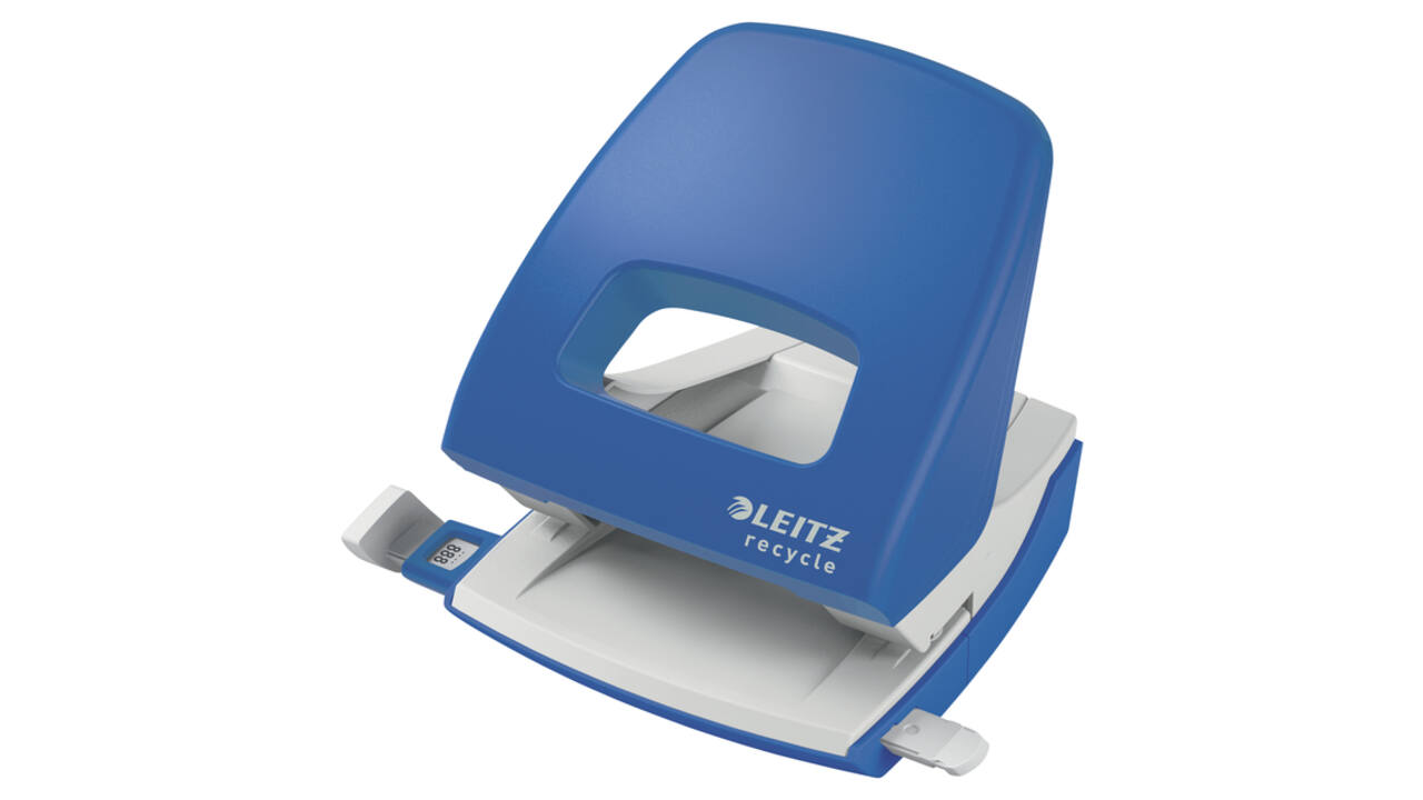 Perforator Leitz Nexxt  Recycle 30 vel blauw
