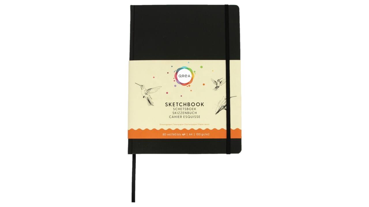 Tekenboek Qrea A4 80 vel 100gr