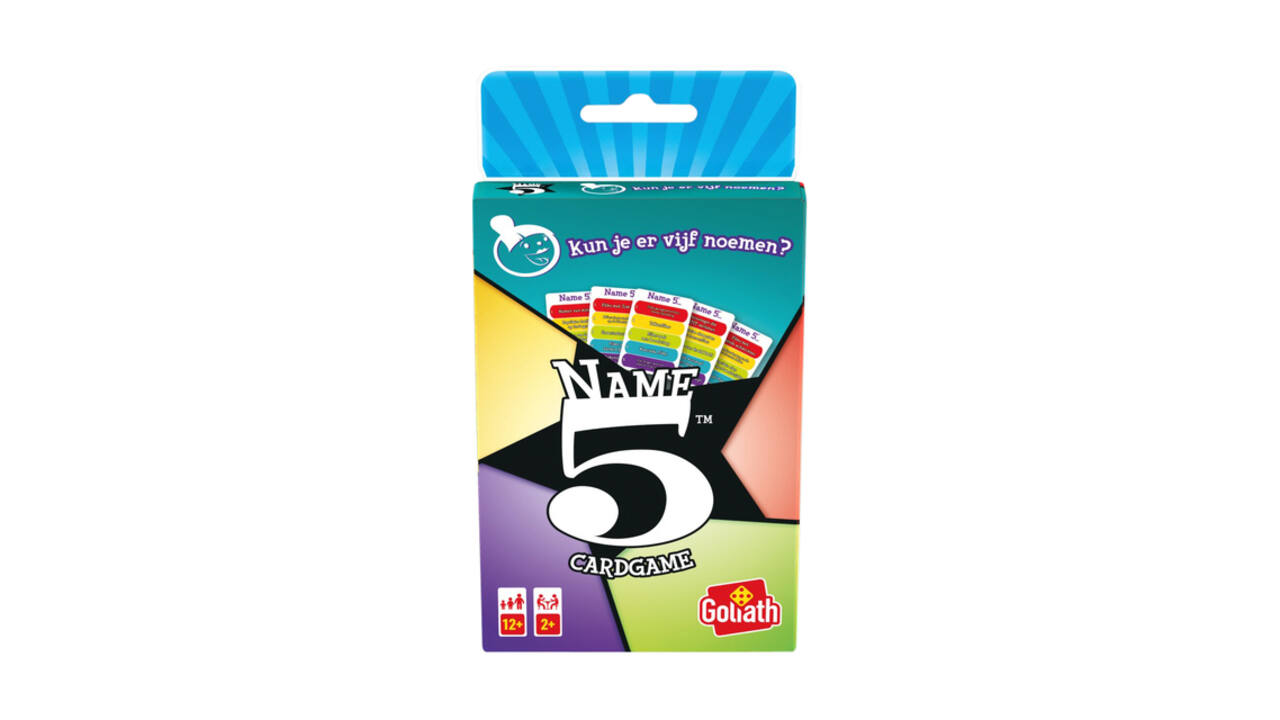 Kaartspel name 5 pocket editie