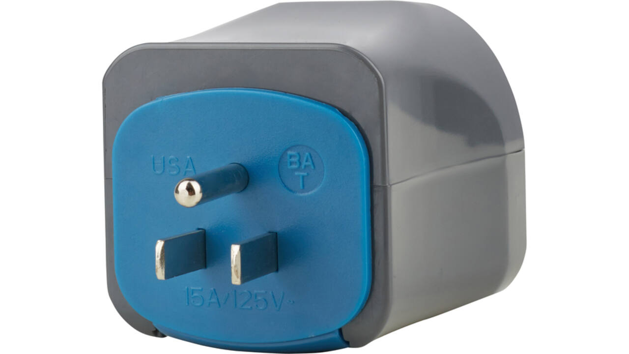 Reisstekker Brennenstuhl adapter wereld 150 landen met aarding zwart