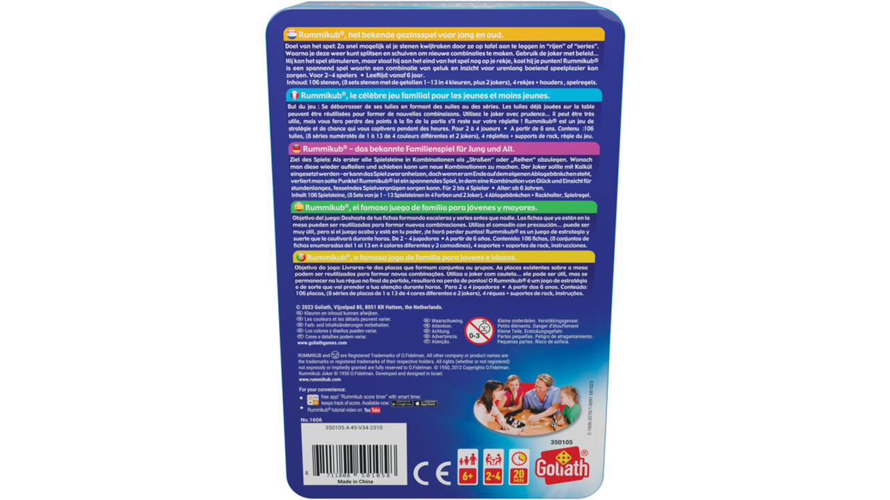 Spel Rummikub The Original Travel Tour Edition