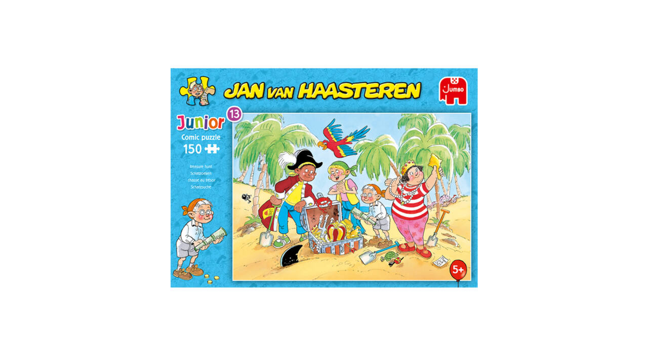 Puzzel Jan van Haasteren Junior 13 Treasure Hunt 150 stukjes