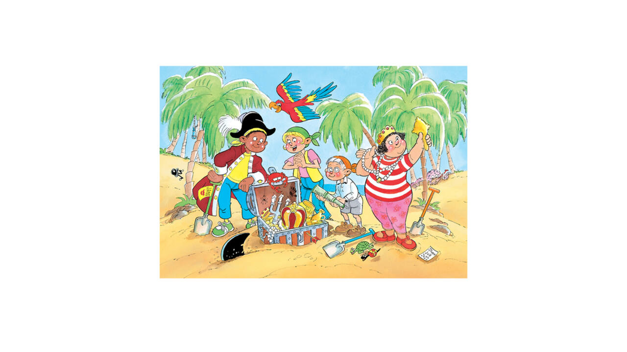 Puzzel Jan van Haasteren Junior 13 Treasure Hunt 150 stukjes