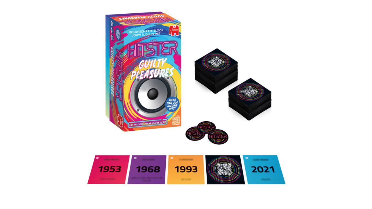 Muziekspel Hitster Guilty Pleasure 16+
