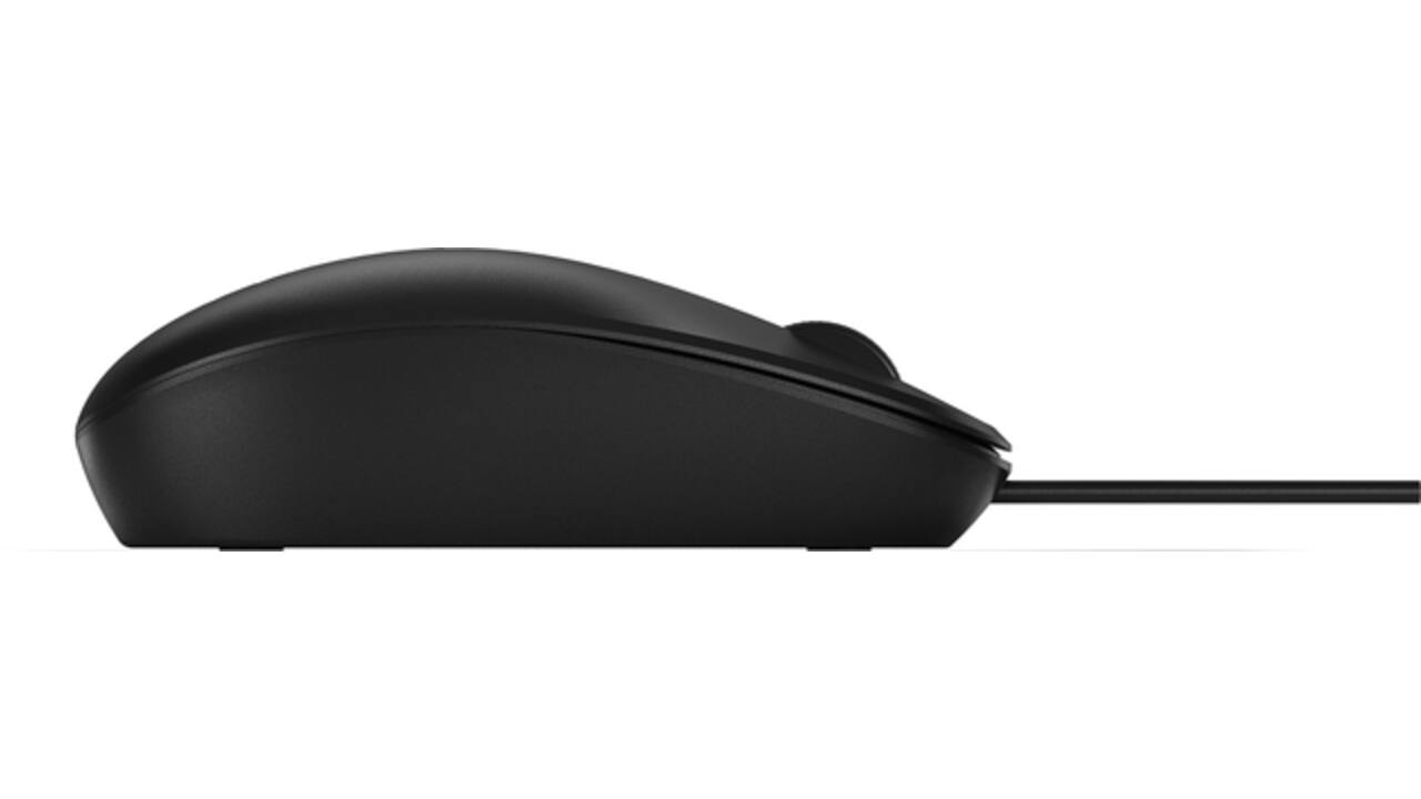 Muis HP 128 laser bedraad zwart