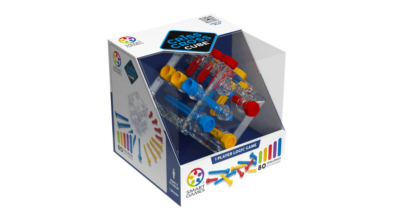 Display 6 st: Criss Cross Cube Puzzler (80 oprcht)