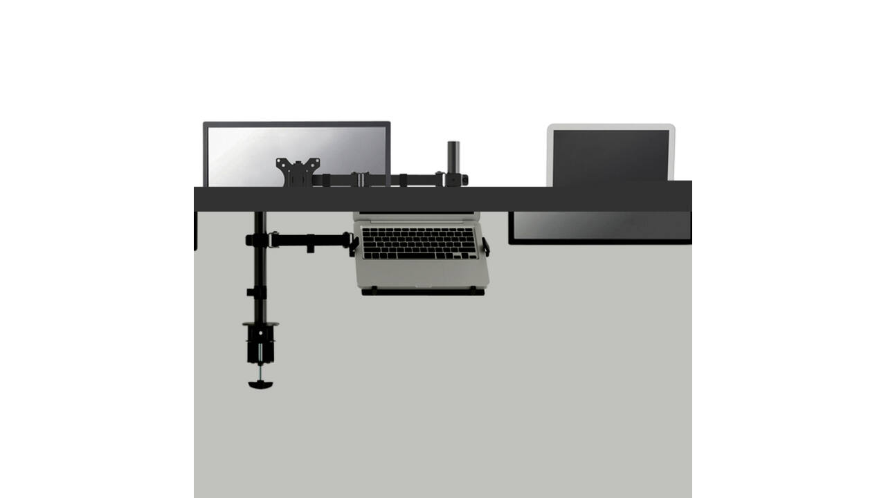 Monitorarm met laptopstandaard Neomounts FPMA-D550NOTEBOOK zwart