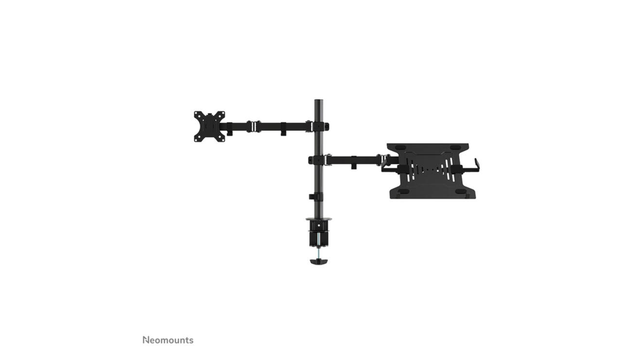 Monitorarm met laptopstandaard Neomounts FPMA-D550NOTEBOOK zwart