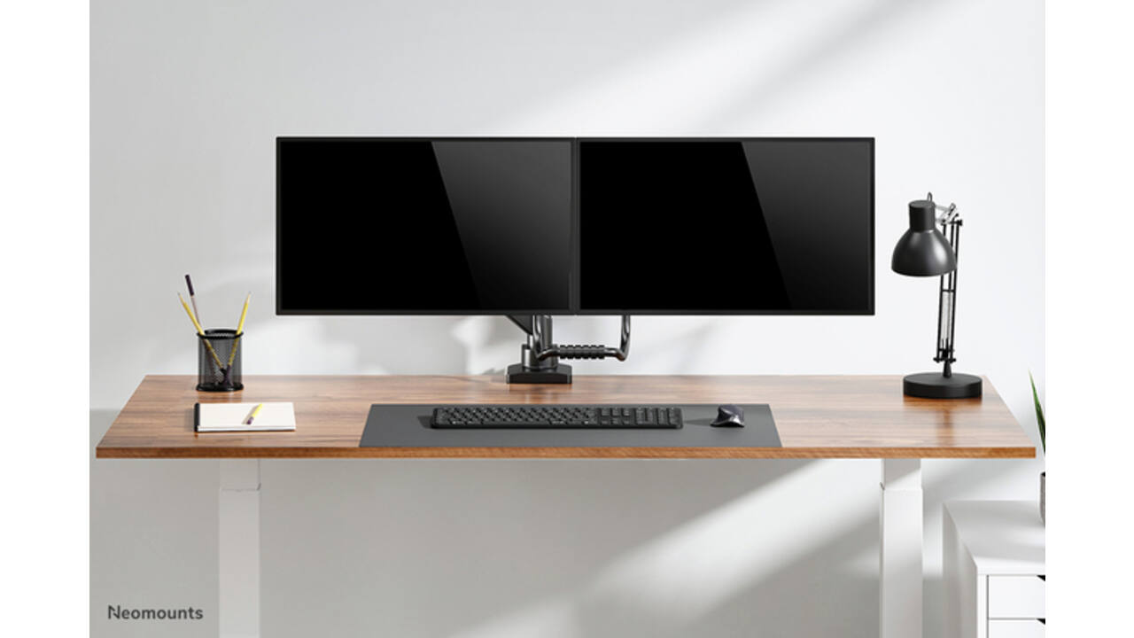 Monitorarm Neomounts NEXT Core dual 17-32" zwart