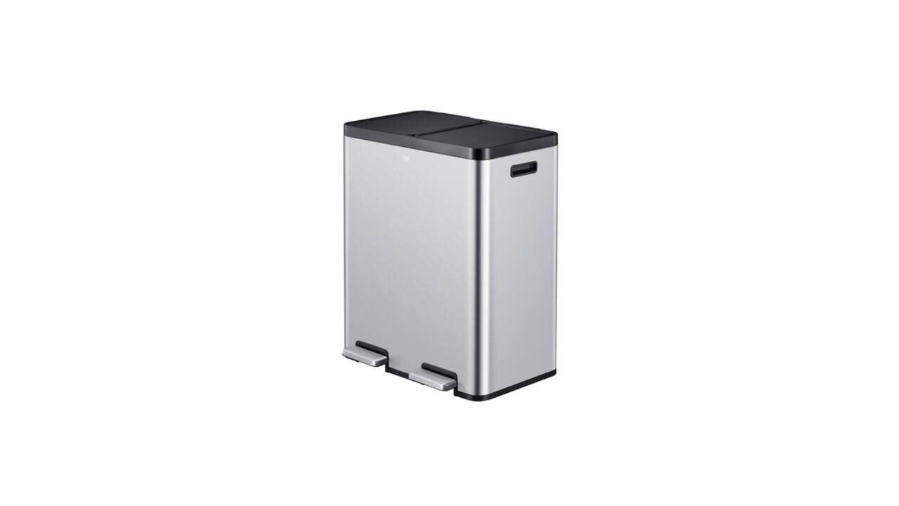 Pedaalemmer EKO Essential Recycler 2x30 liter rvs