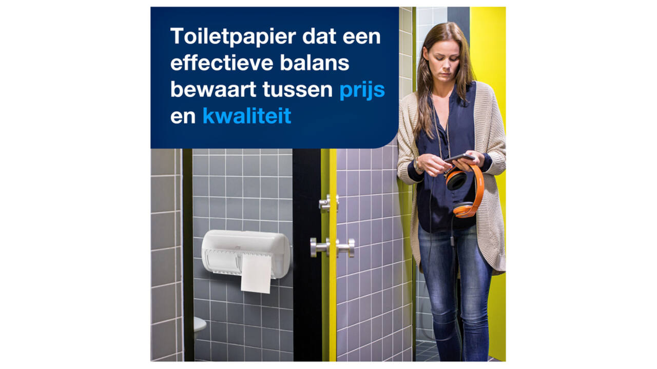 Toiletpapier Tork T4 Advanced 2-laags 200 vel wit 472161