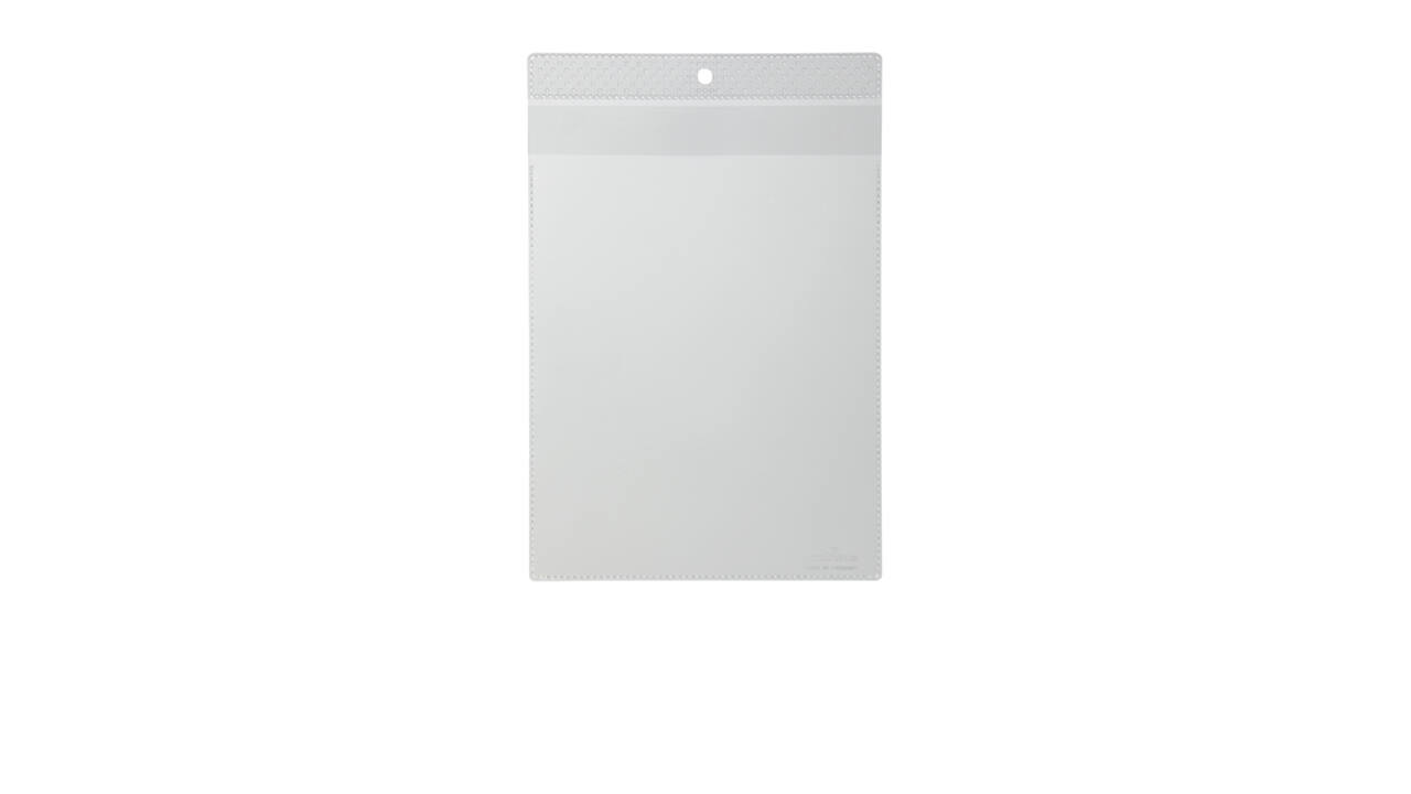 Insteekmap U-model Durable met ophangoog A5 transparant 10 stuks