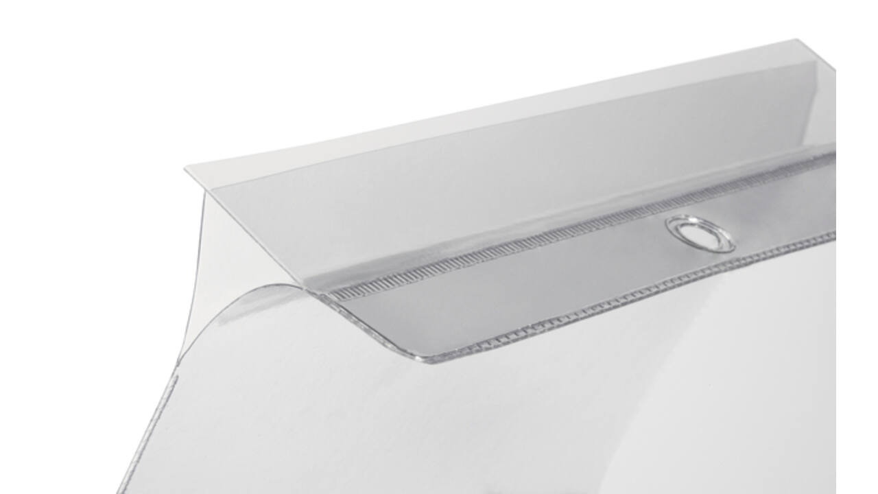 Insteekmap U-model Durable met ophangoog A5 transparant 10 stuks