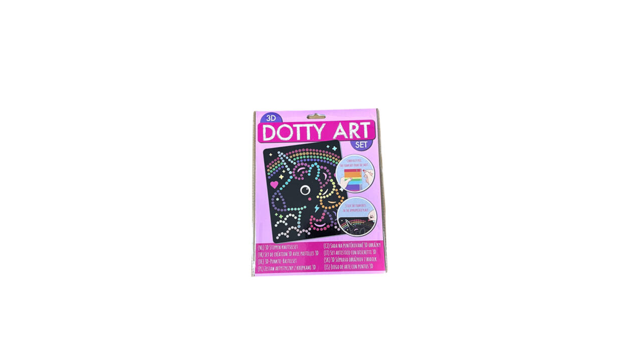 Knutselset 3D Dotty art assorti