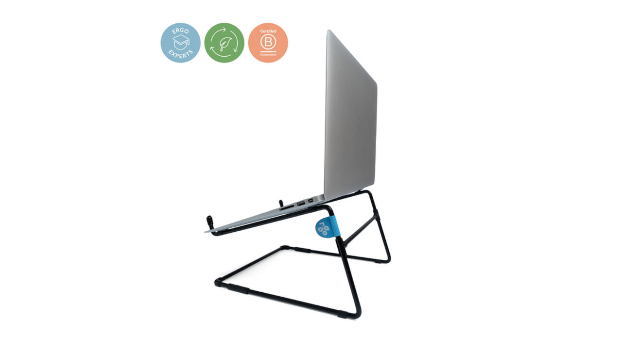 Laptopstandaard R-Go Office Zwart