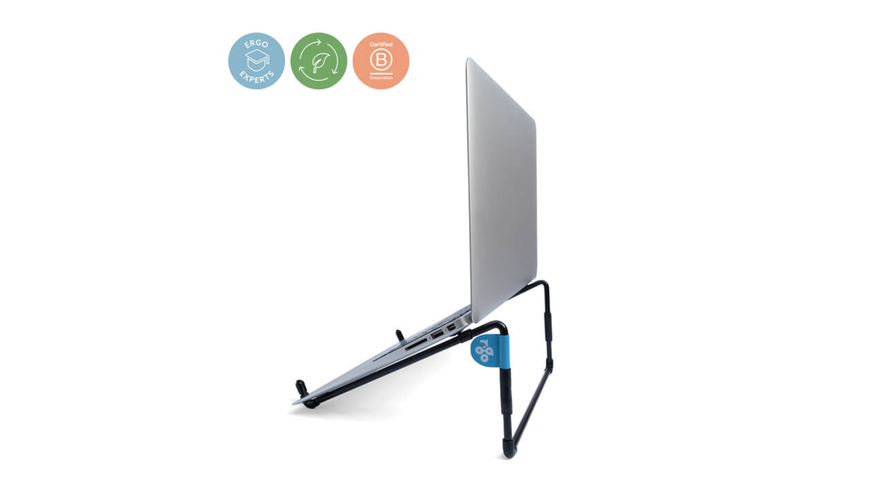 Laptopstandaard R-Go Travel Zwart