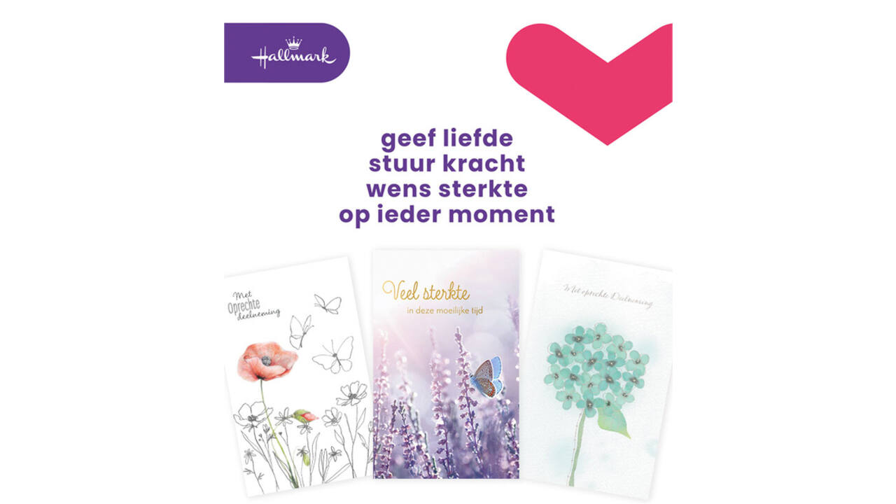 Wenskaart Hallmark Business Box condoleance navulset à 10 stuks