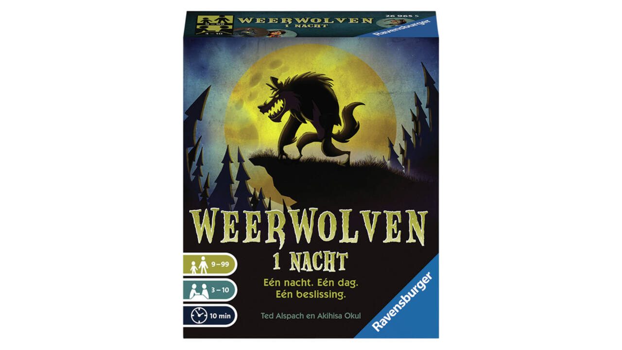 Kaartspel Weerwolven 1 nacht
