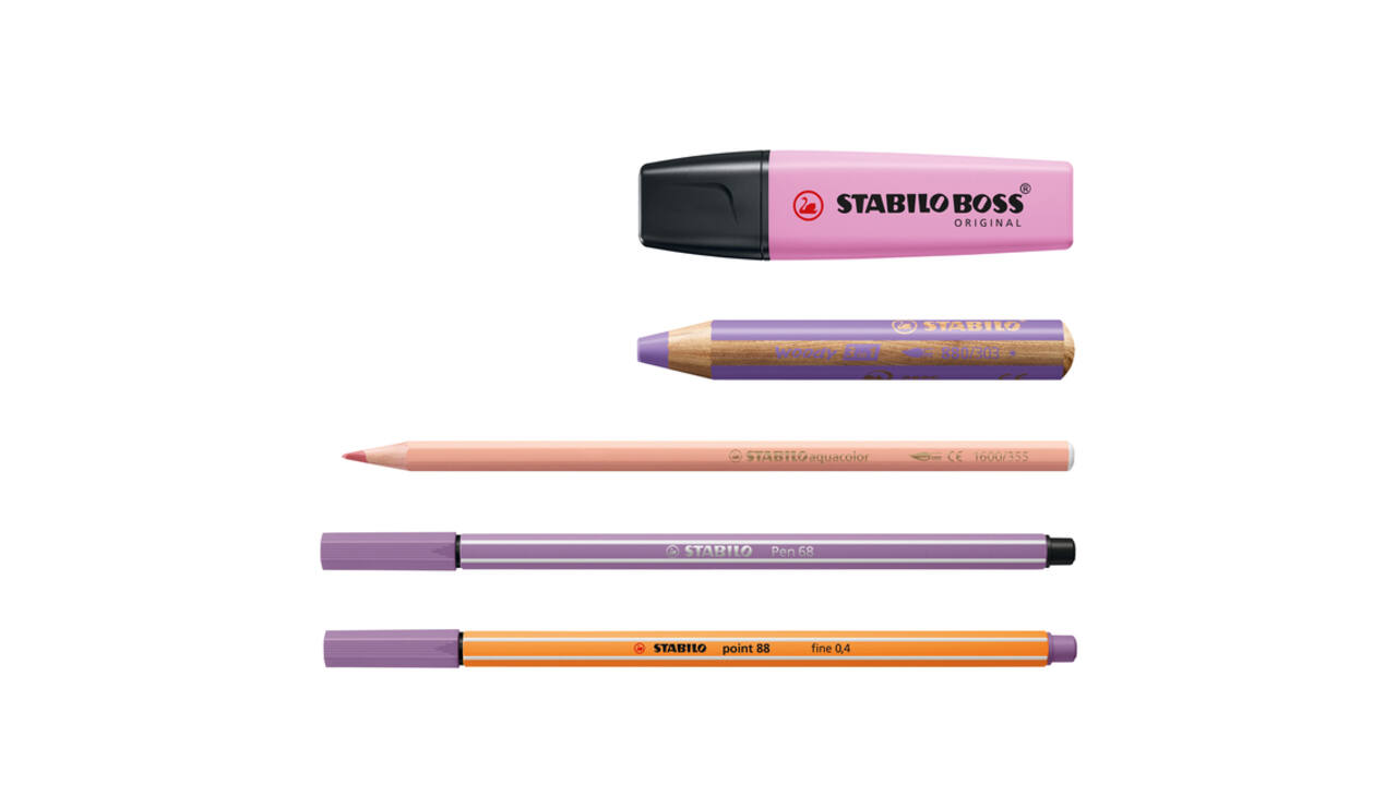 Creative set Stabilo 77/6 Arty colorful creative pastel mix 50 stuks