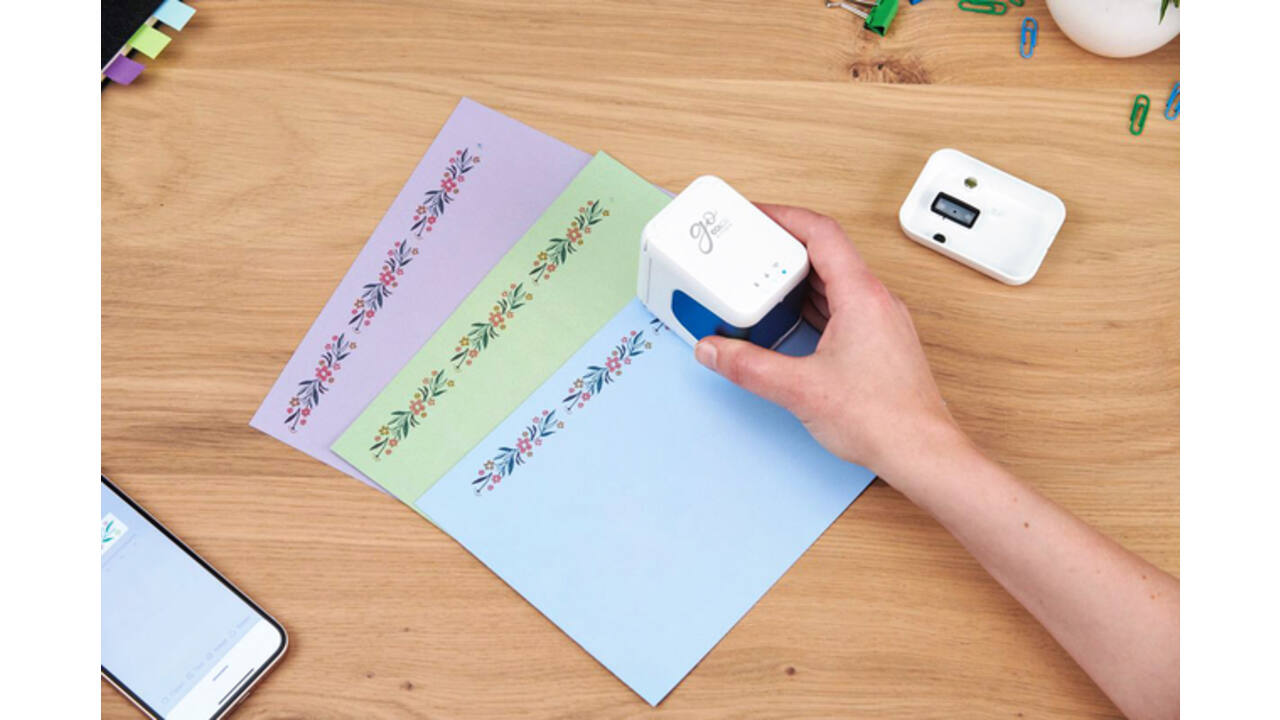 Stempelprinter Colop E-mark Go wit