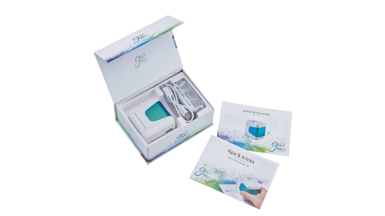Stempelprinter Colop E-mark Go wit