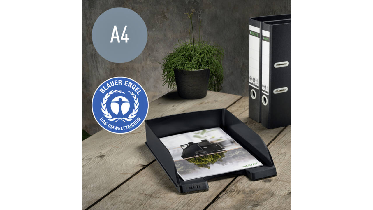 Brievenbak Leitz Recycle A4 zwart