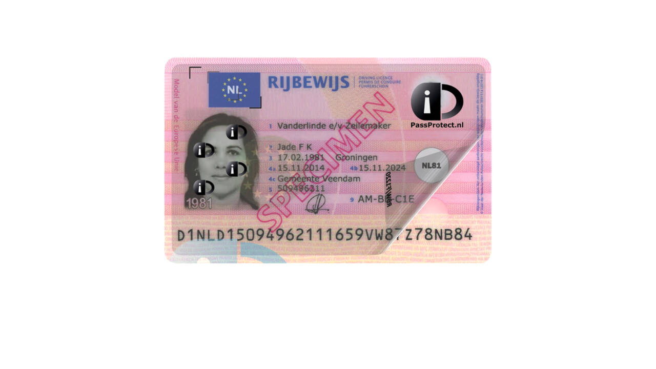Beschermfolie PassProtect voor rijbewijs