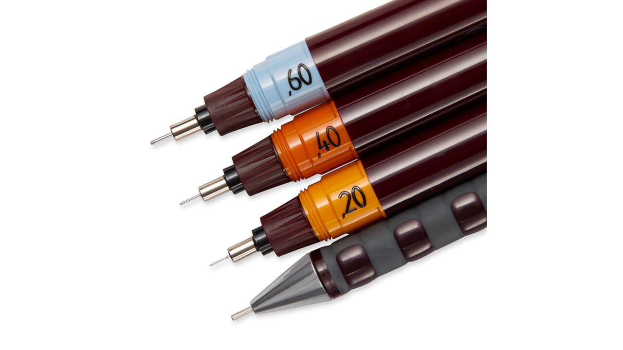 Tekenset rOtring Isograph 7-delig