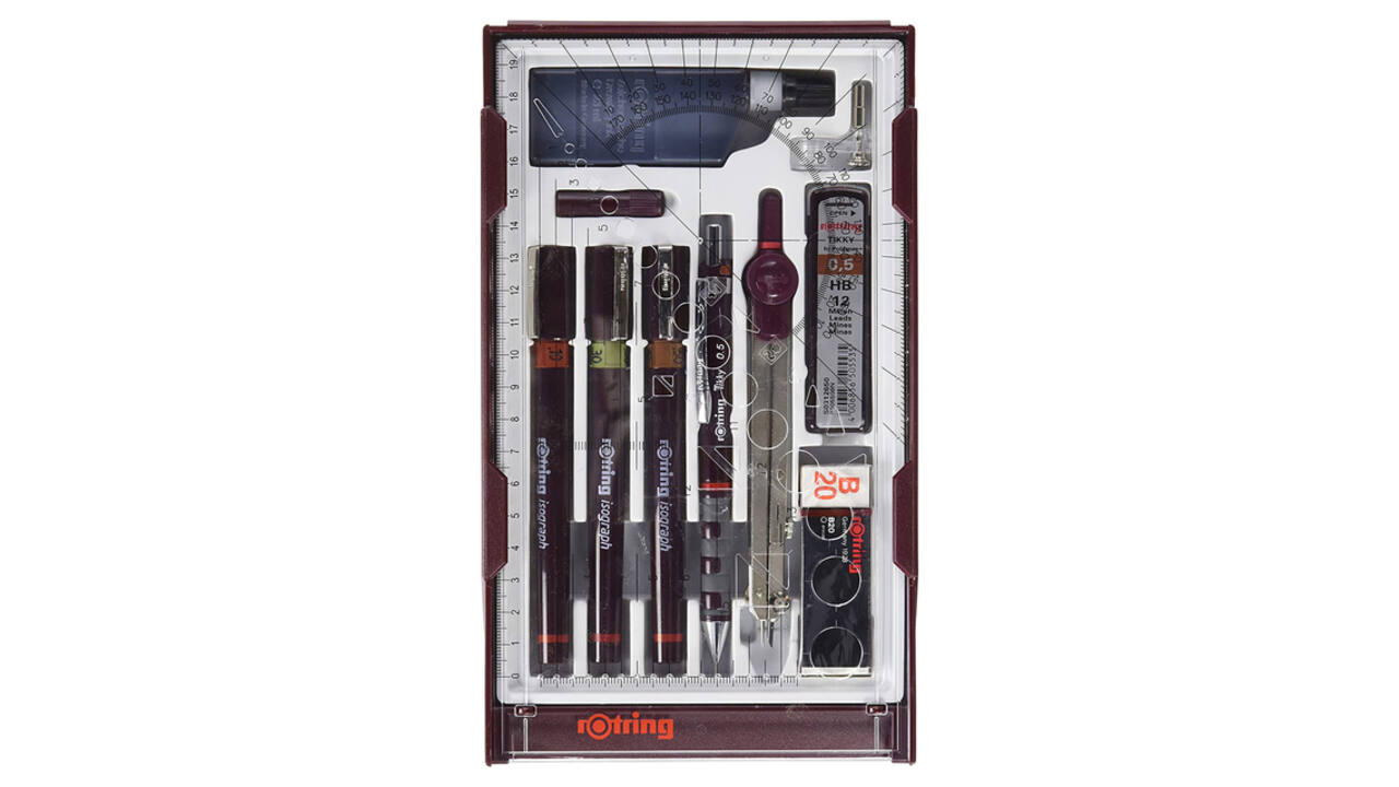 Tekenset rOtring Isograph Master 10-delig