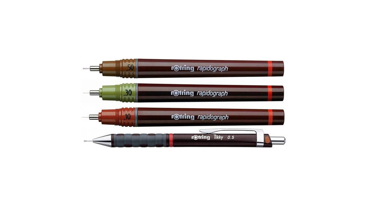 Tekenset rOtring Isograph Master 10-delig