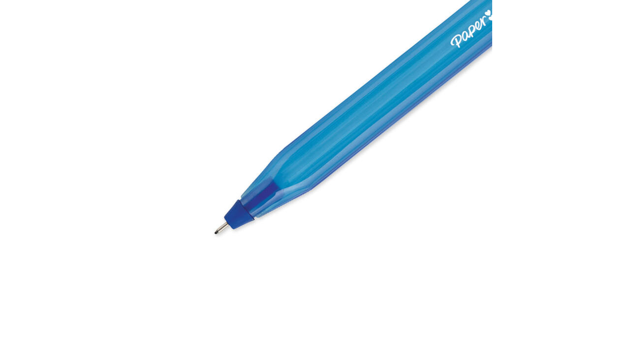 Balpen Paper Mate Inkjoy 100 ultrafijn blauw