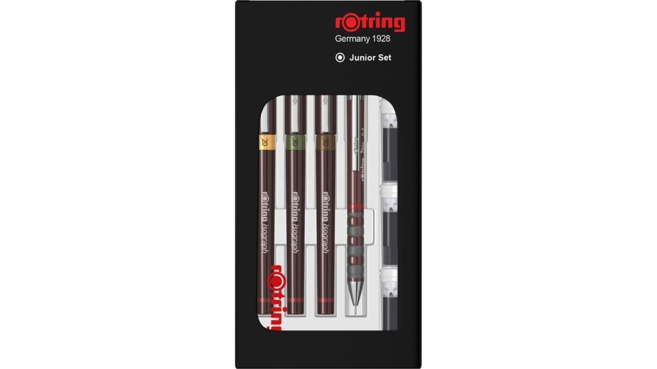Tekenset rOtring Isograph Junior 4-delig