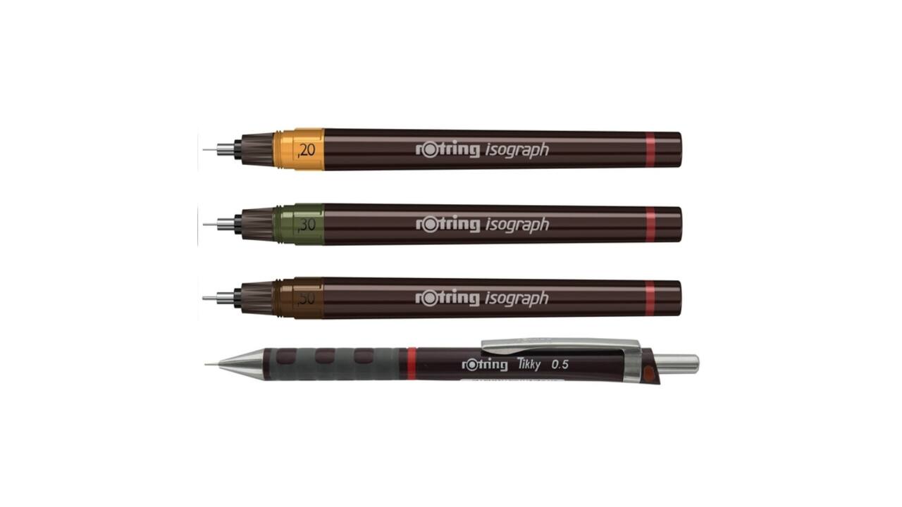 Tekenset rOtring Isograph Junior 4-delig