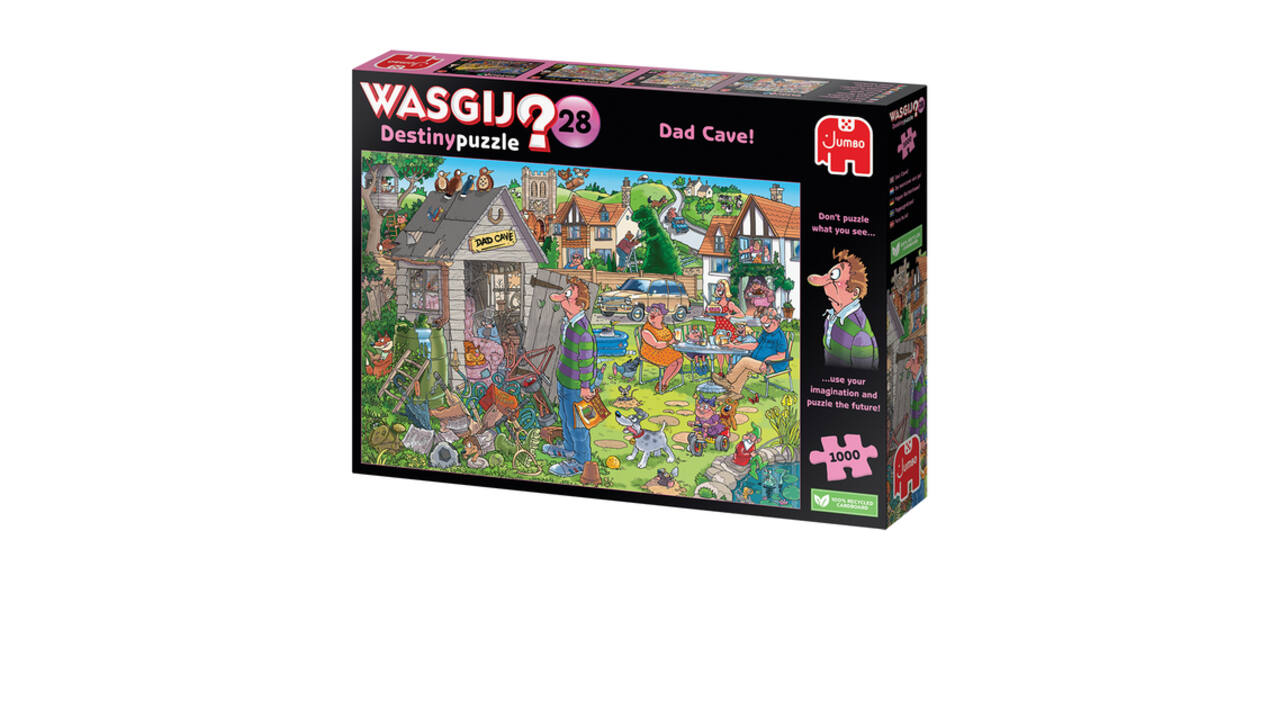Puzzel Wasgij Destiny 28 De Mancave Van Pa! 1000 stukjes