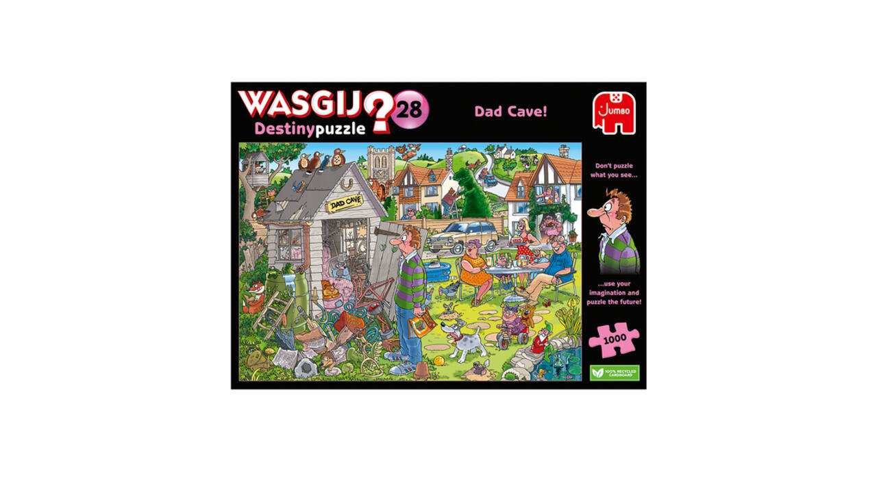 Puzzel Wasgij Destiny 28 De Mancave Van Pa! 1000 stukjes