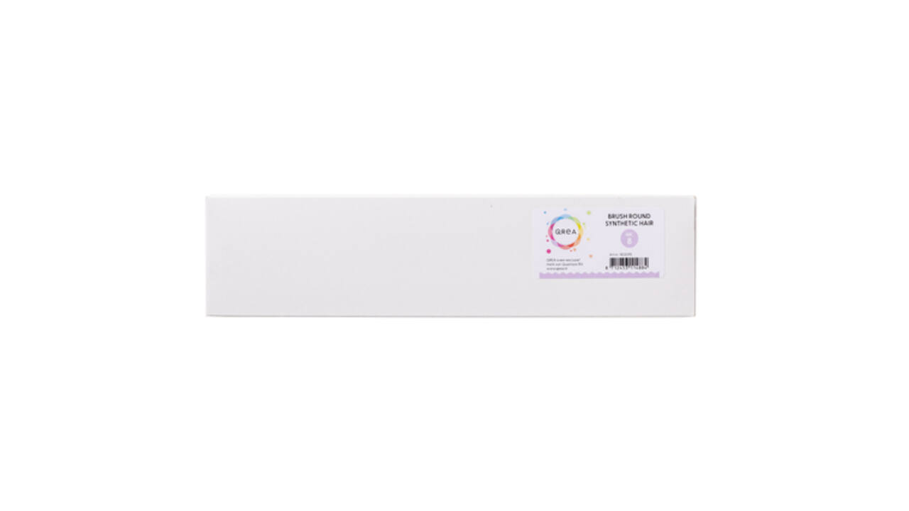 Penseel Qrea synthetisch haar nr 8 breedte 5,5mm